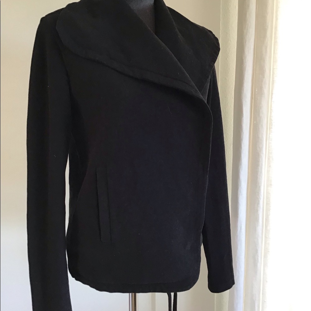 WSL2886 JAMES PERSE Soft Drape Knit Twill Moto Jacket